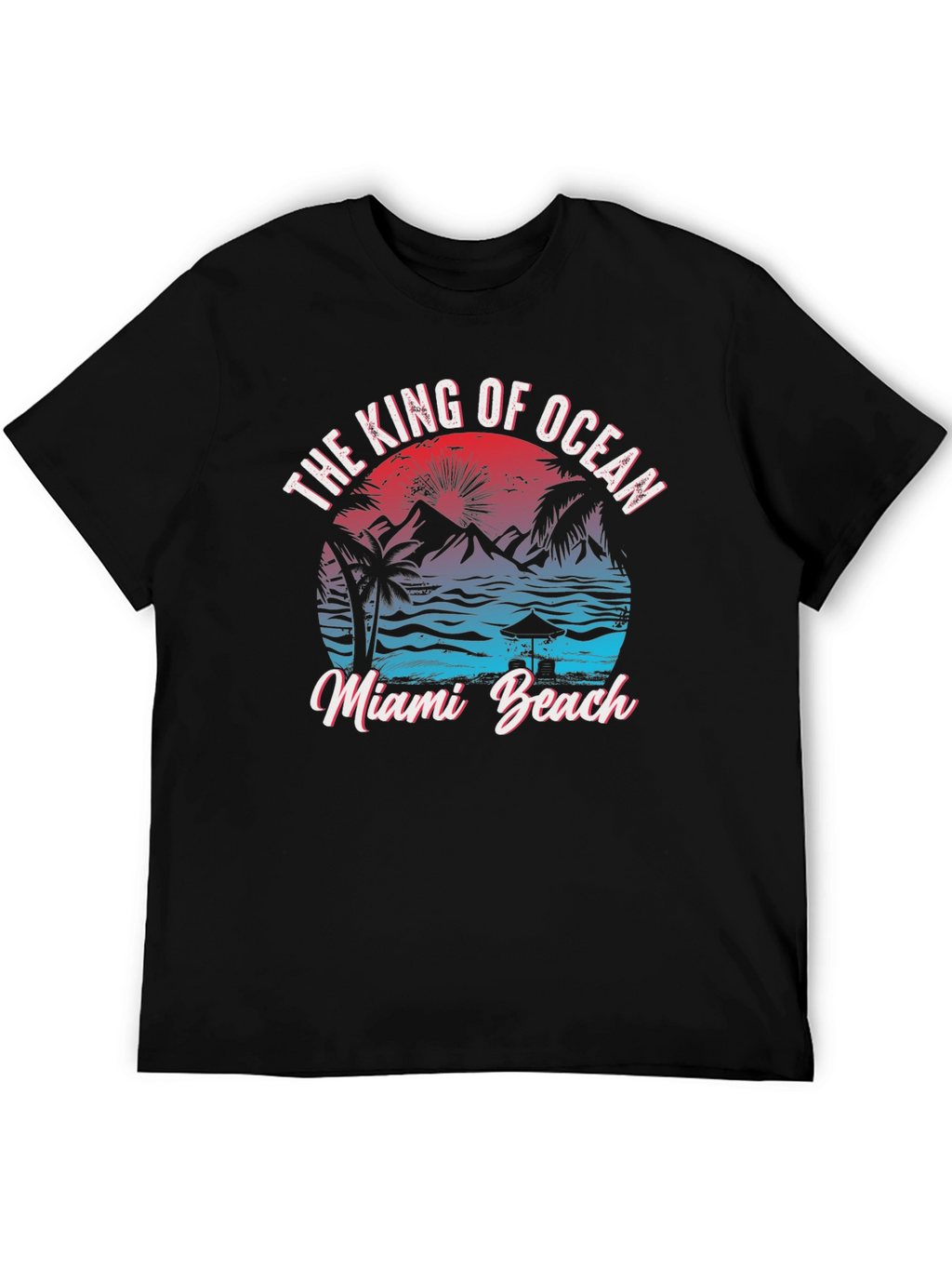 King of Ocean Miami Beach Graphic Tee
