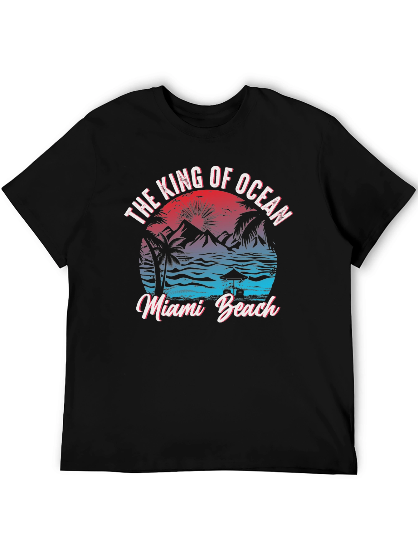 King of Ocean Miami Beach Graphic Tee