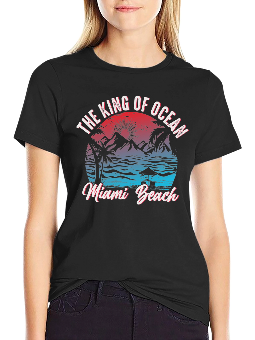 King of Ocean Miami Beach Graphic Tee