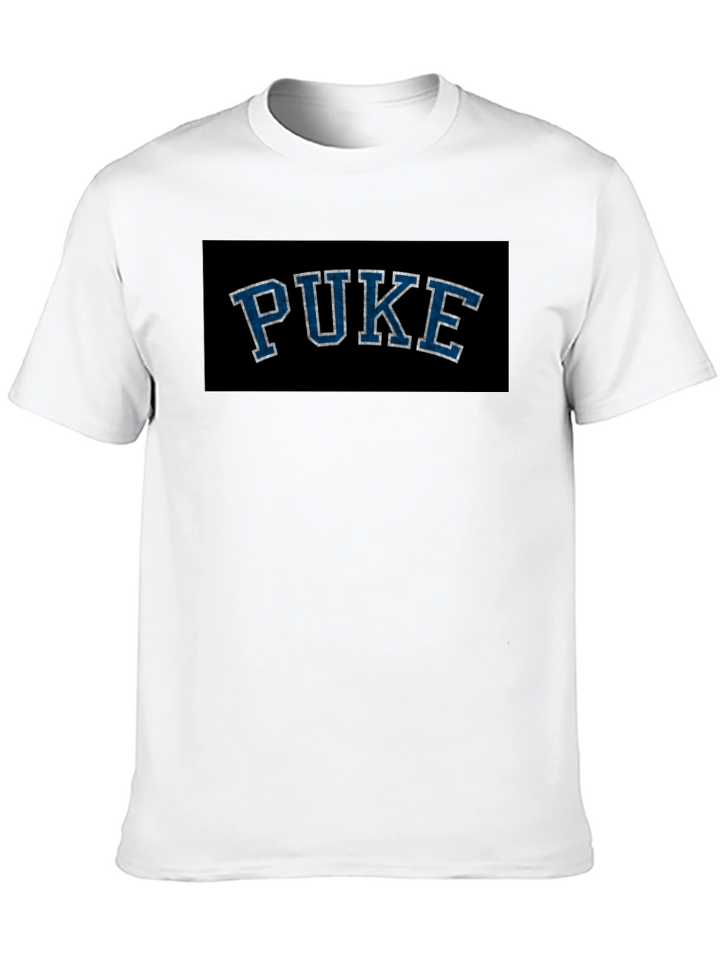 Puke College Style T-Shirt - Classic Design