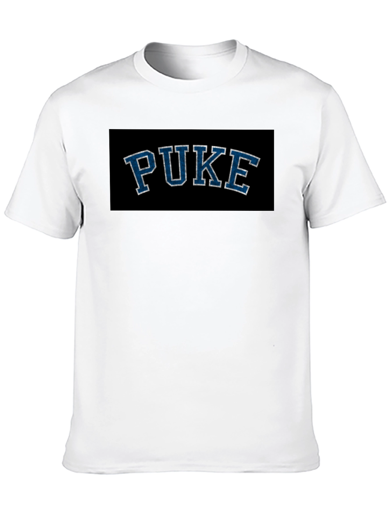 Puke College Style T-Shirt - Classic Design