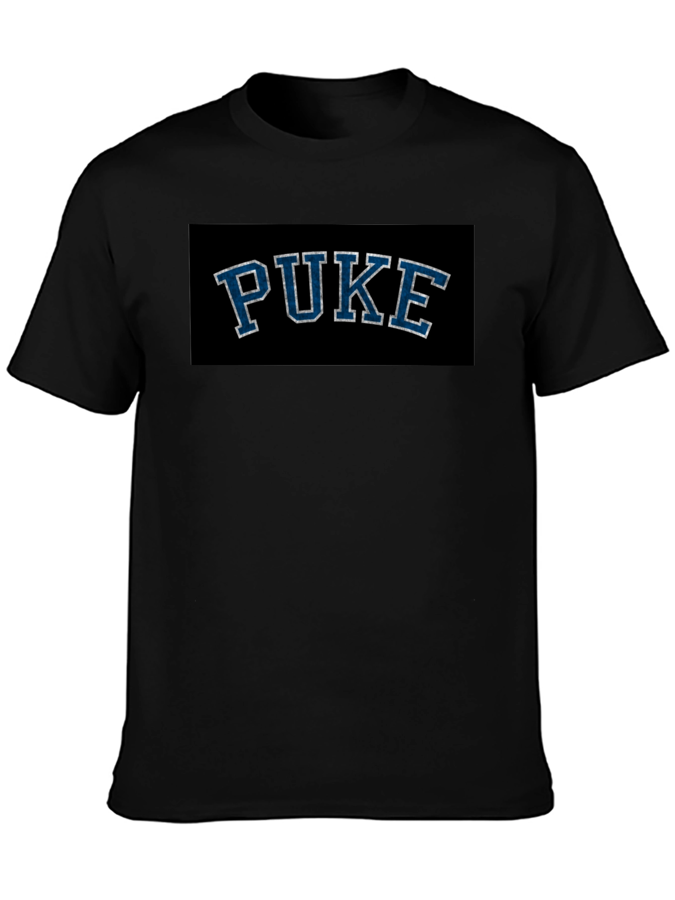 Puke College Style T-Shirt - Classic Design