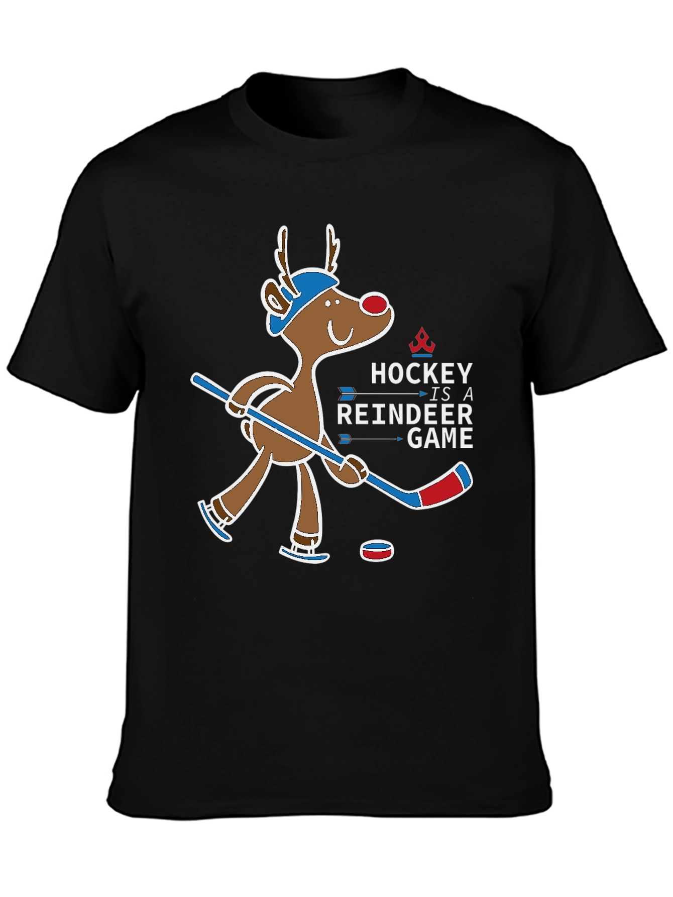 Hockey Reindeer Game T-Shirt
