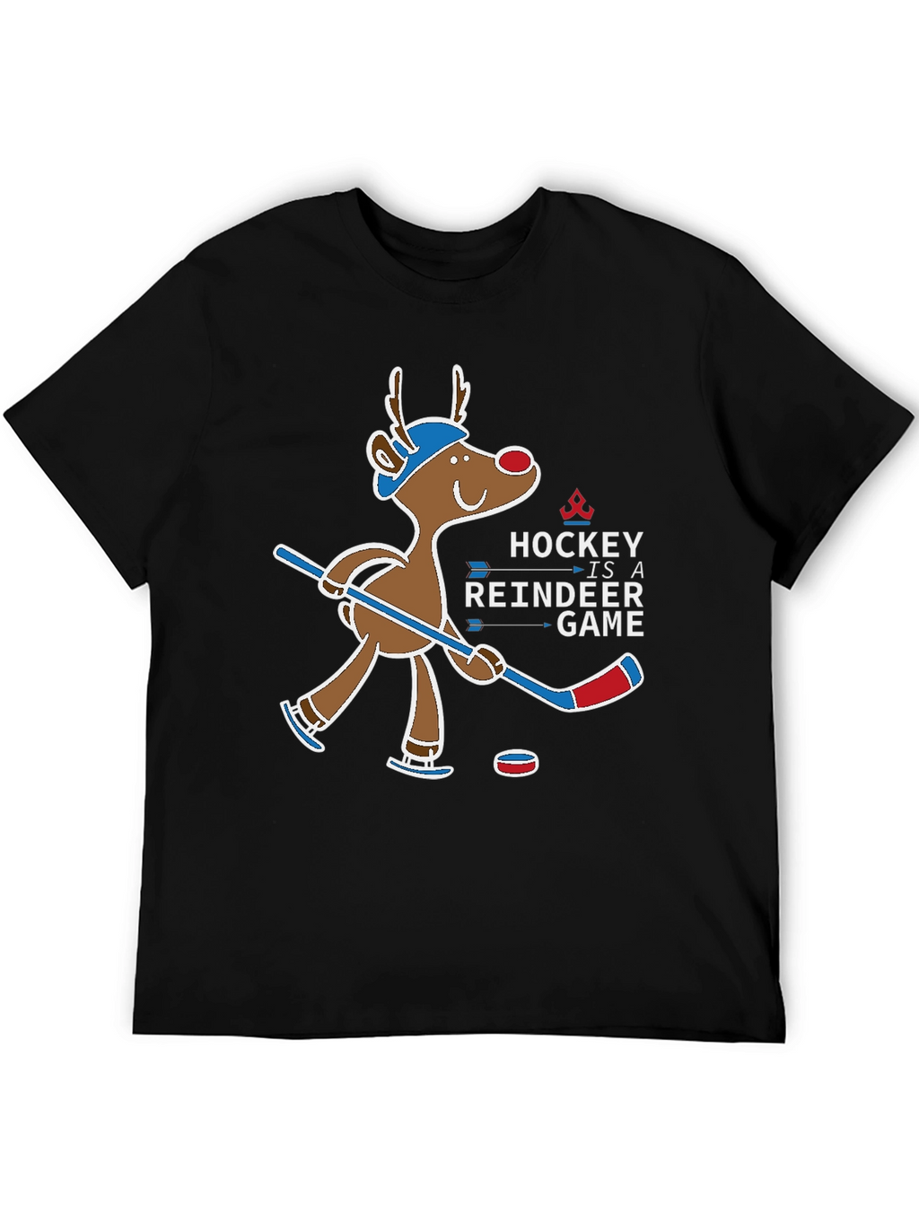 Hockey Reindeer Game T-Shirt