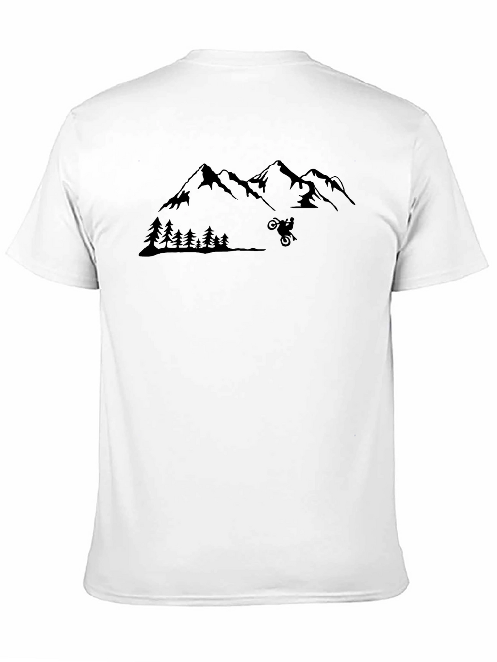 Mountain Bike T-Shirt - Black Graphic Tee