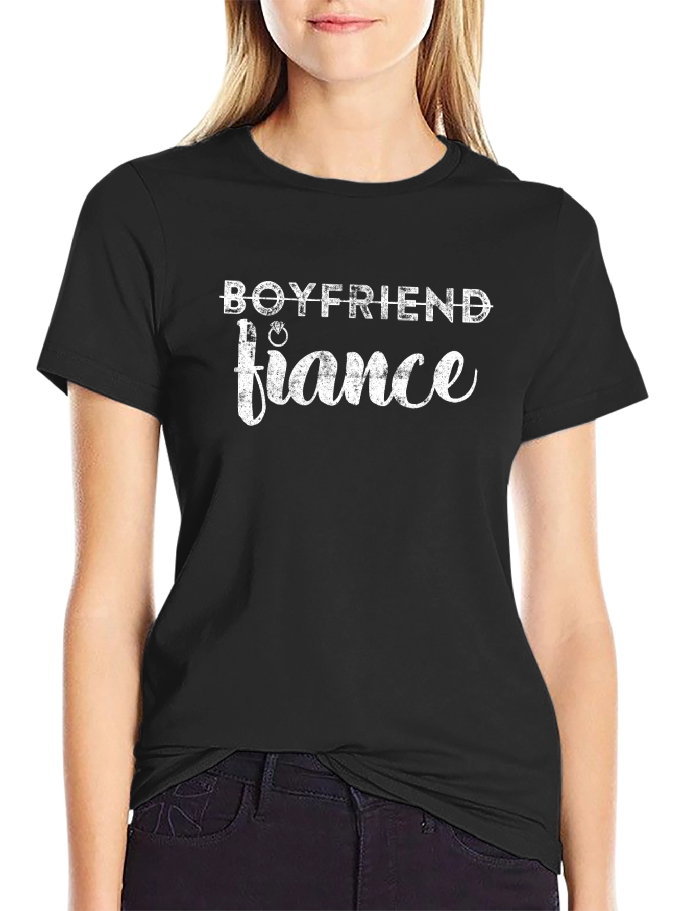Boyfriend to Fiance Graphic Tee - Engagement Gift
