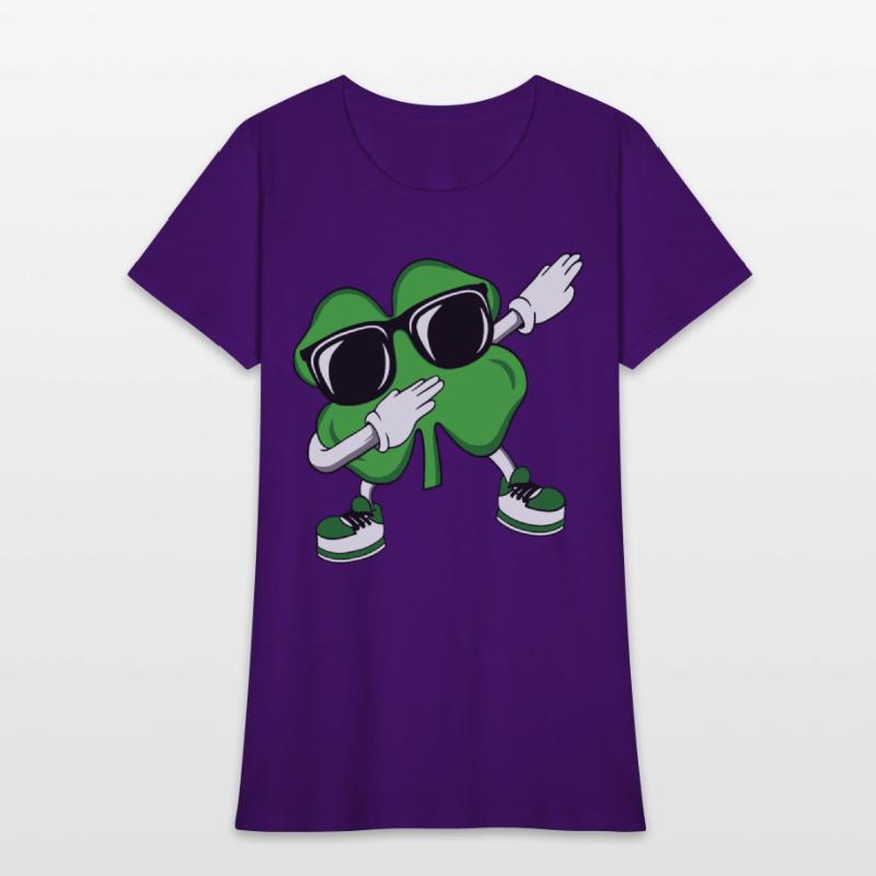 Dabbing Shamrock St Patrick's Daybostonchicagoeire