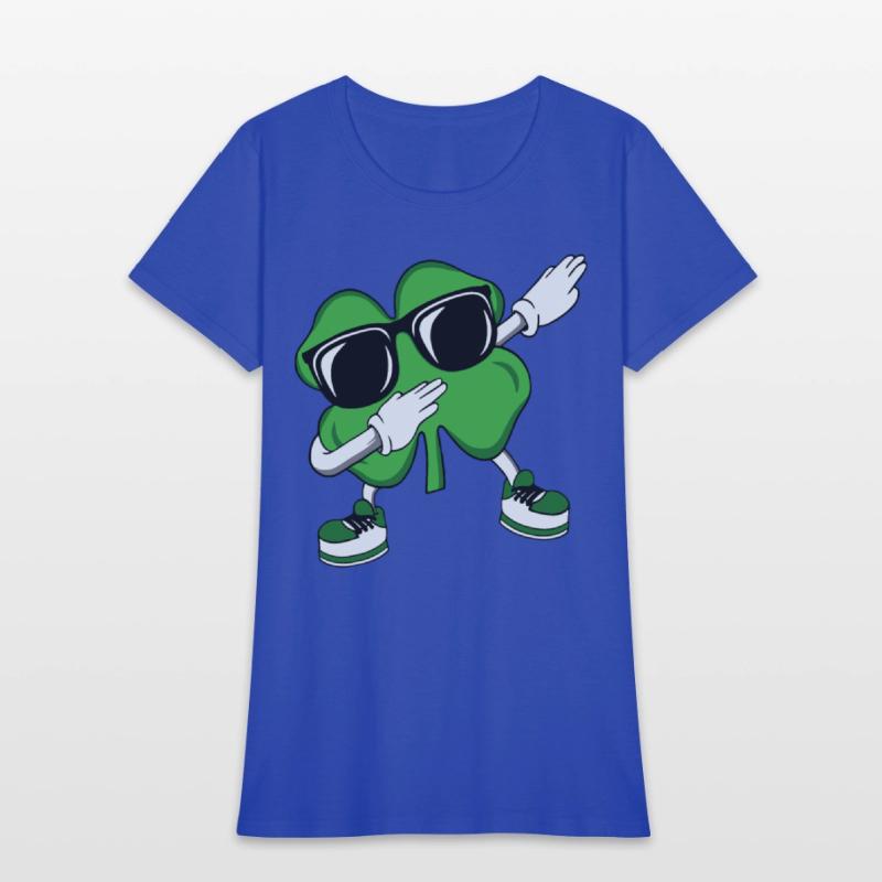 Dabbing Shamrock St Patrick's Daybostonchicagoeire