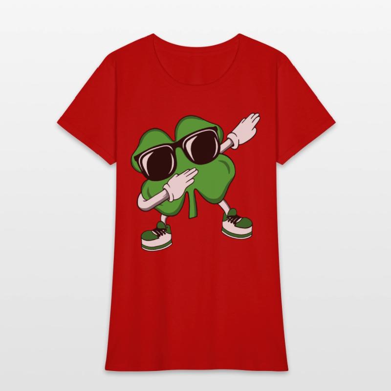 Dabbing Shamrock St Patrick's Daybostonchicagoeire