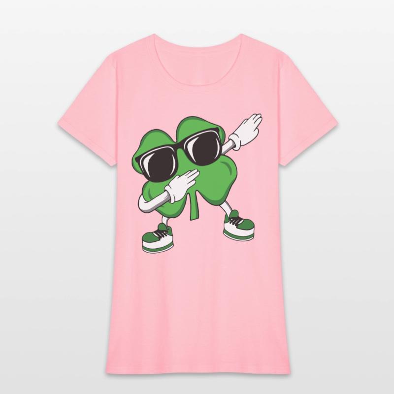 Dabbing Shamrock St Patrick's Daybostonchicagoeire