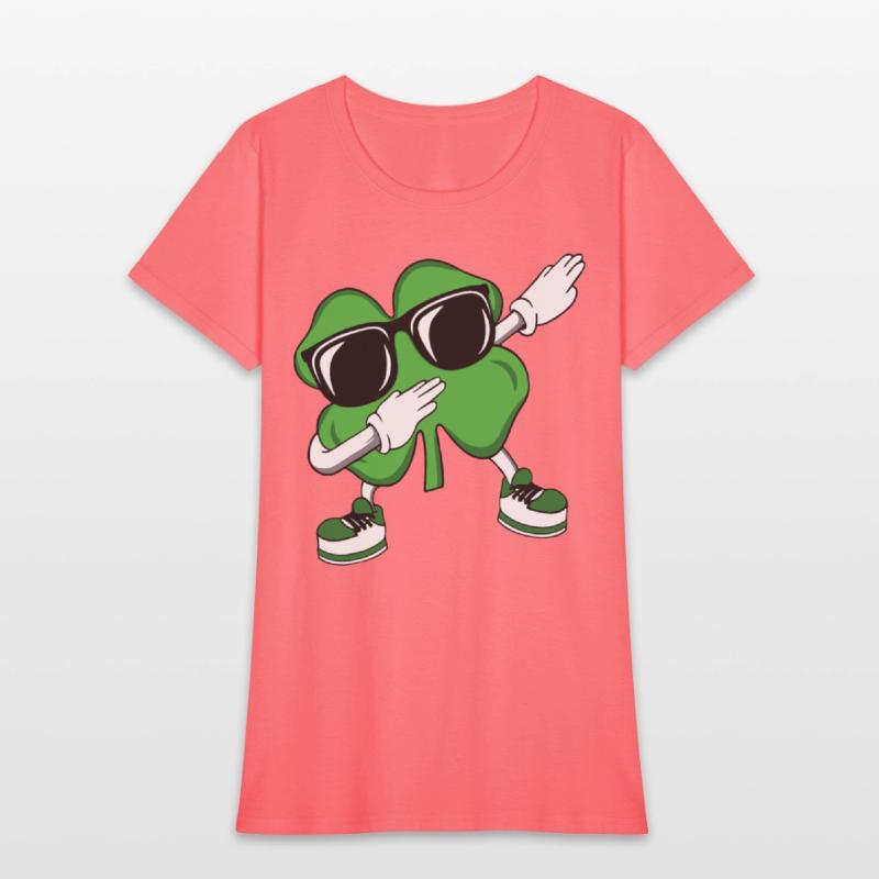 Dabbing Shamrock St Patrick's Daybostonchicagoeire