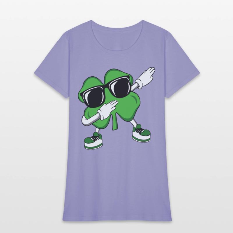 Dabbing Shamrock St Patrick's Daybostonchicagoeire