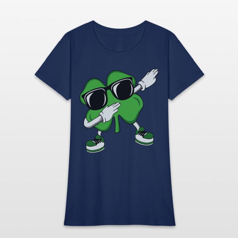 Dabbing Shamrock St Patrick's Daybostonchicagoeire