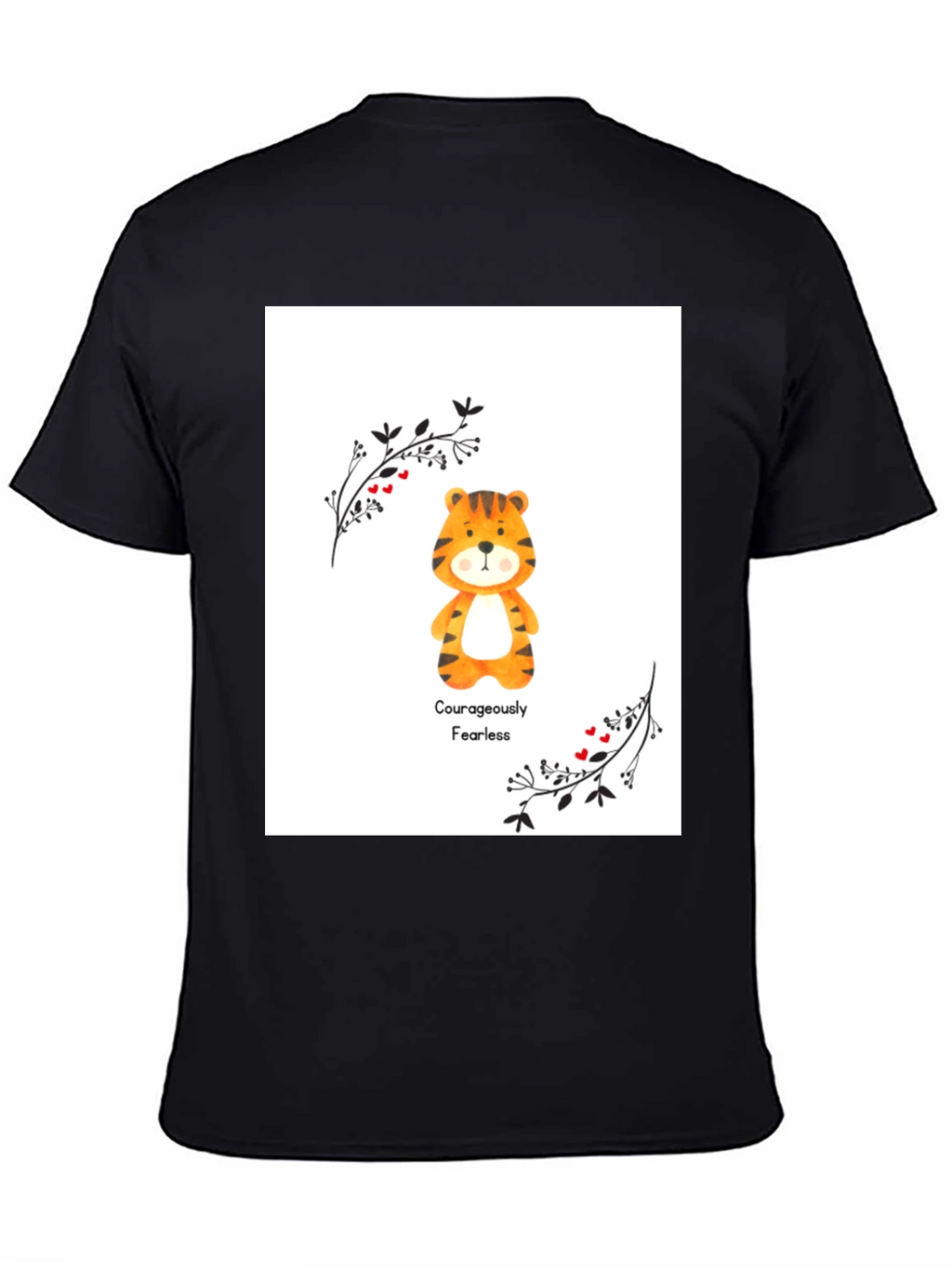 Courageously Fearless Tiger Graphic Tee