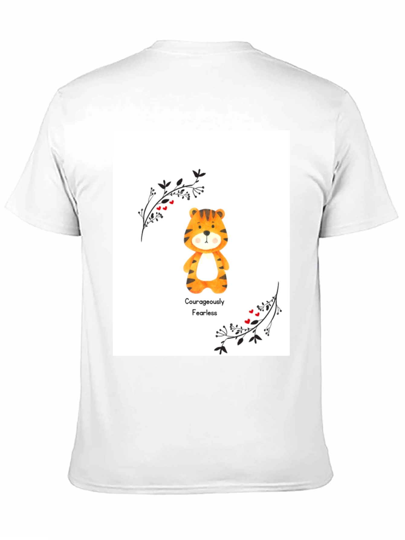 Courageously Fearless Tiger Graphic Tee