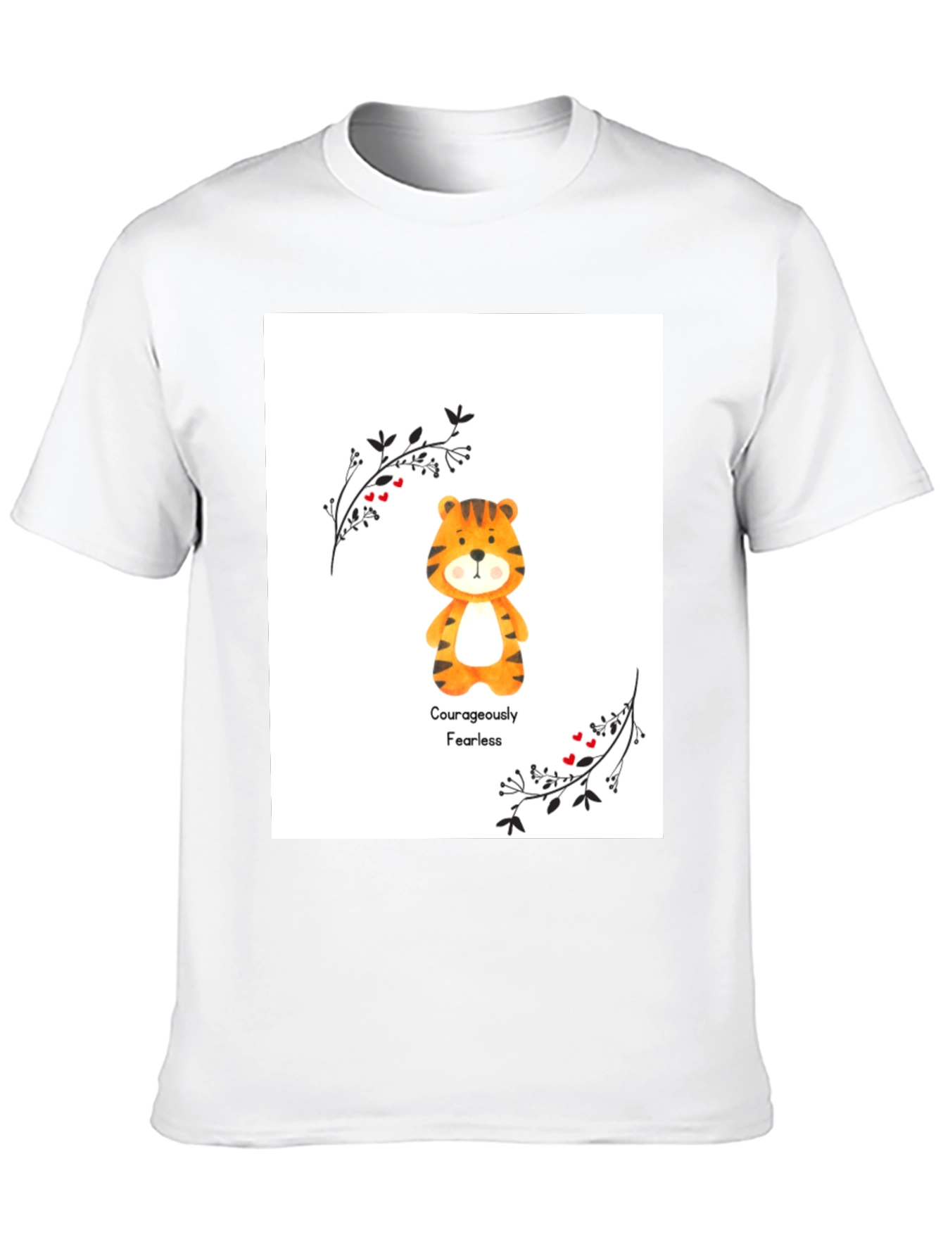 Courageously Fearless Tiger Graphic Tee