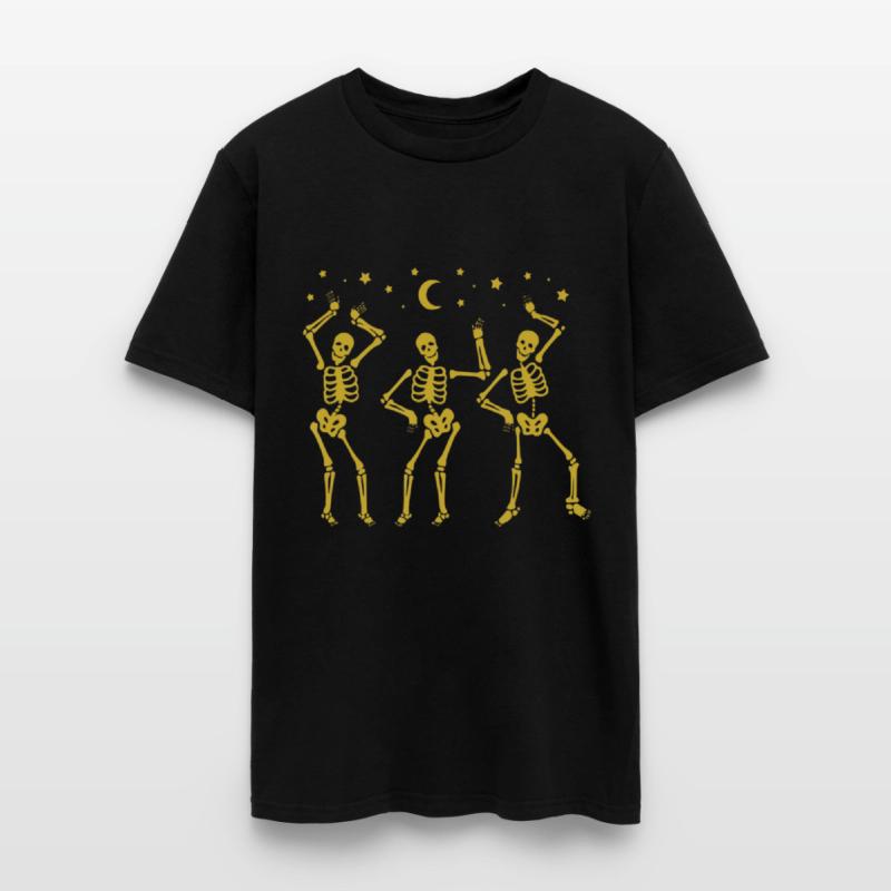 Dancing Skeletons Dance Groovy Halloween Bones