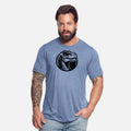 Dangerously Grinning Raptor Tattoo Logo Style