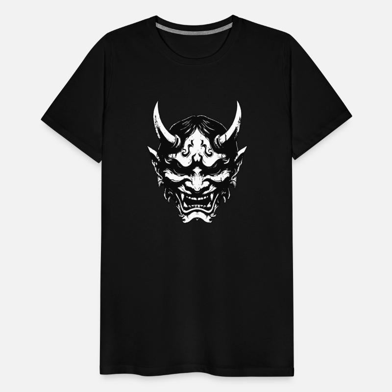 Dark Hannya Mask Japanese Oni Oriental Art Tattoo