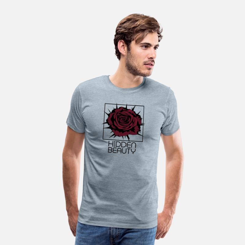Dark Red Rose with Thorns in Square Box