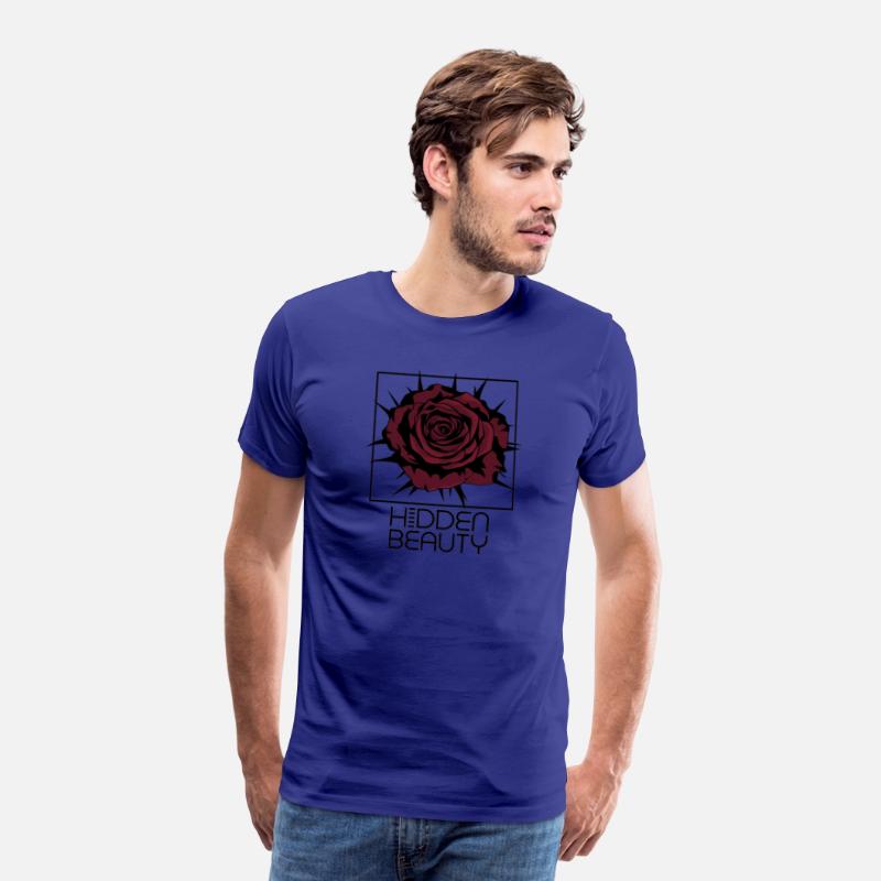 Dark Red Rose with Thorns in Square Box