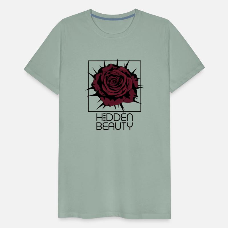 Dark Red Rose with Thorns in Square Box