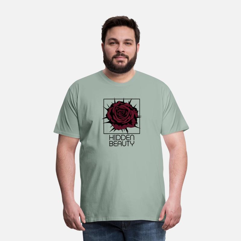 Dark Red Rose with Thorns in Square Box