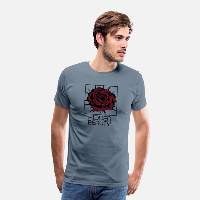 Dark Red Rose with Thorns in Square Box