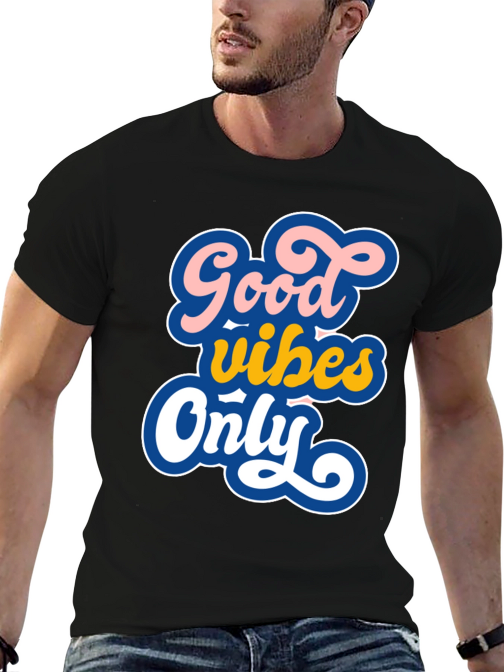 Good Vibes Only Graphic T-Shirt