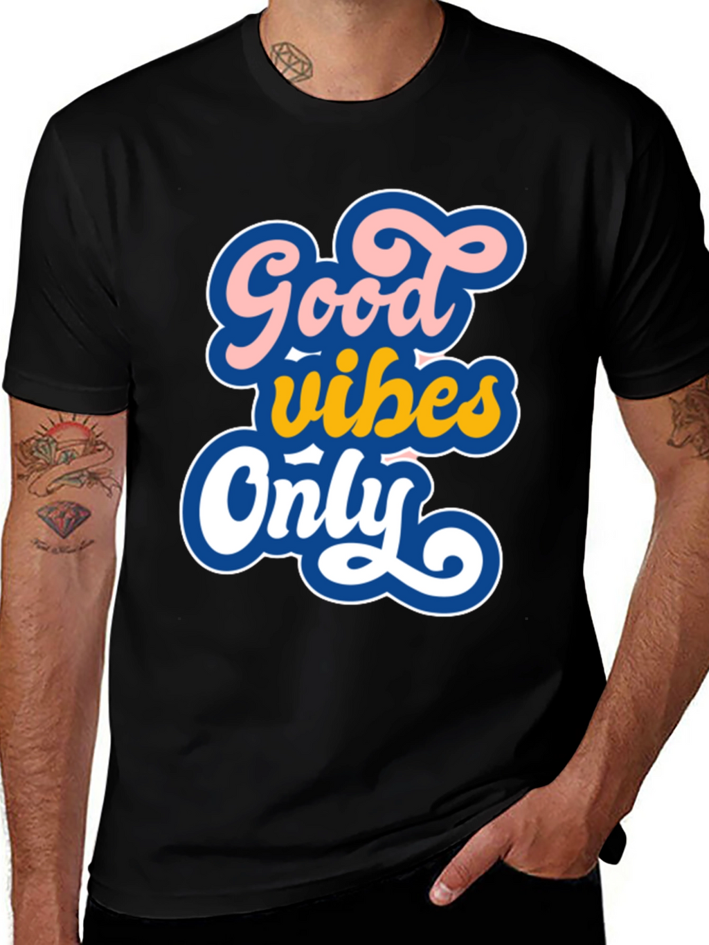 Good Vibes Only Graphic T-Shirt