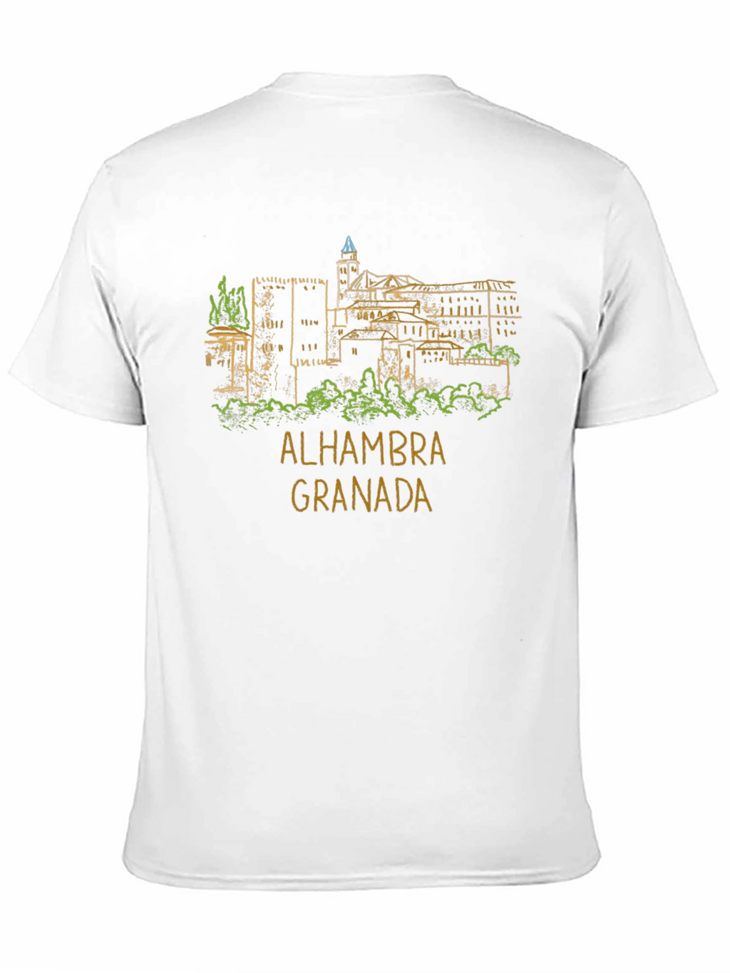 Alhambra Granada Graphic Tee - Classic Black