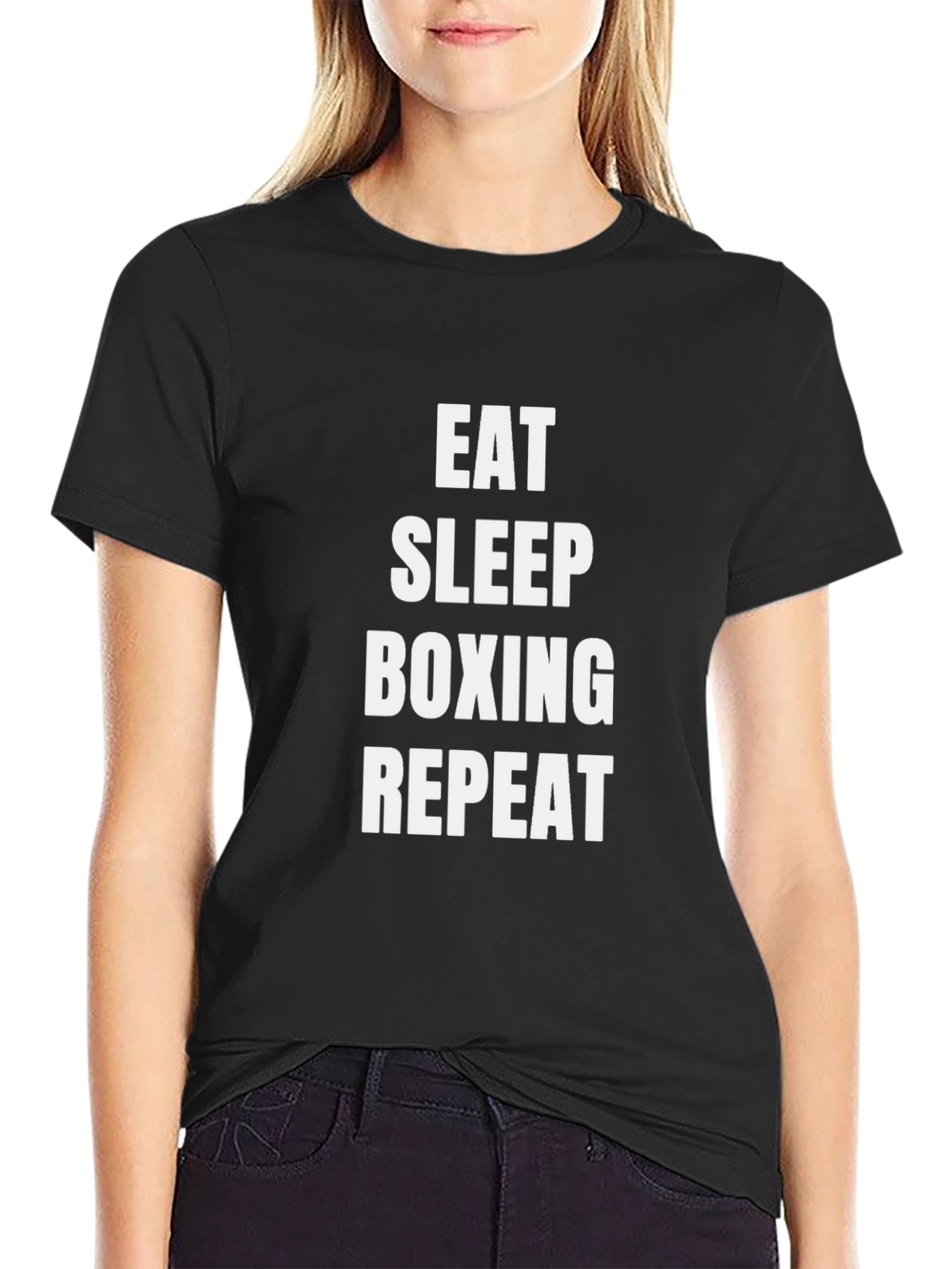 Eat Sleep Boxing Repeat T-Shirt