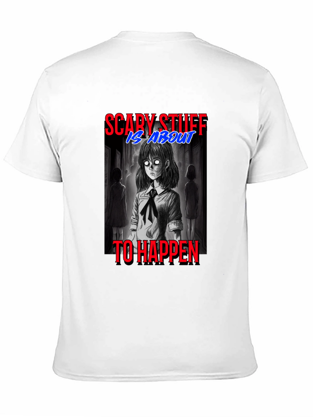 Scary Stuff Anime Graphic T-Shirt