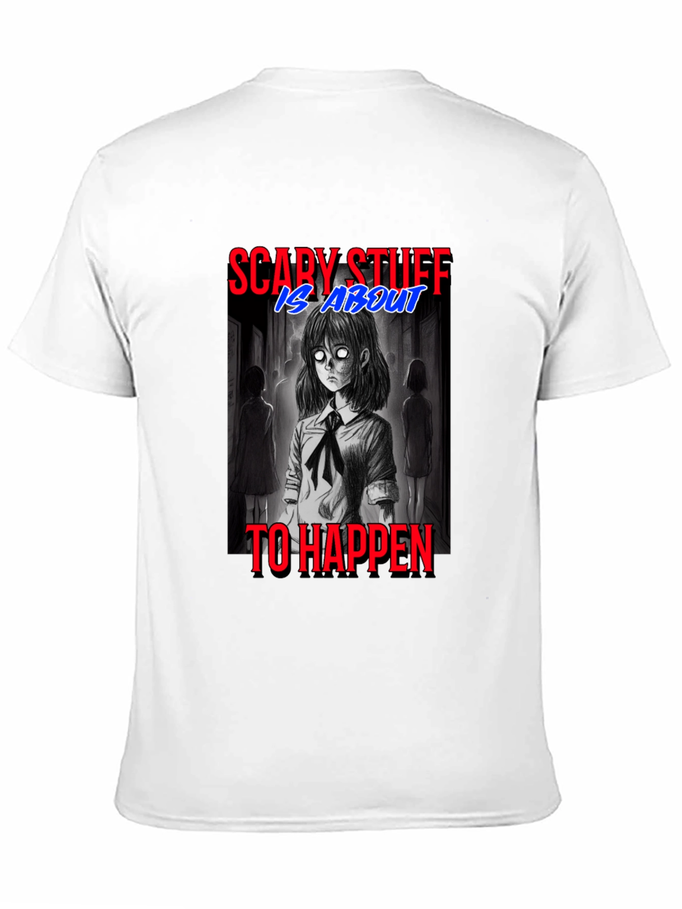 Scary Stuff Anime Graphic T-Shirt