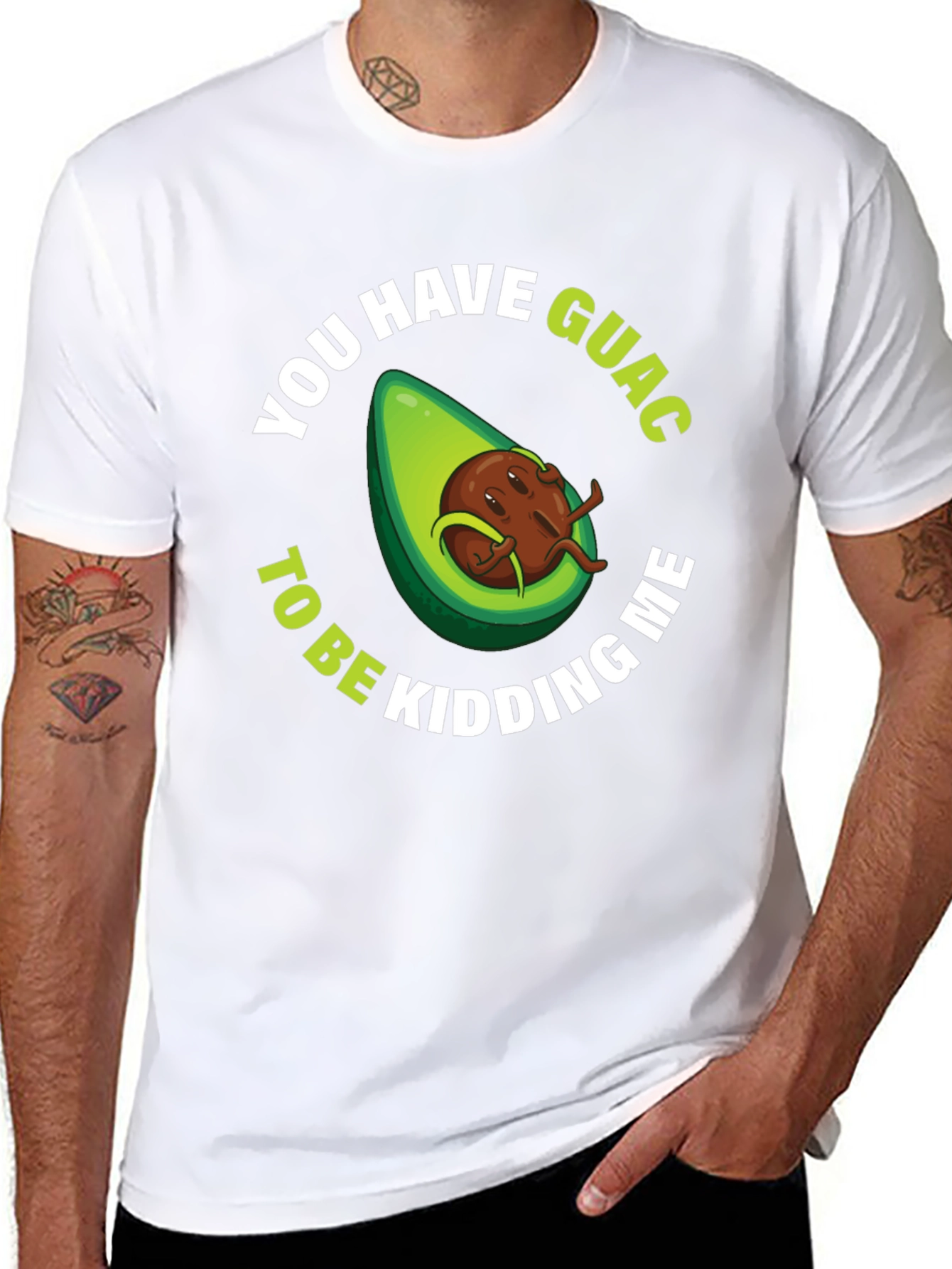 Funny Avocado Graphic T-Shirt