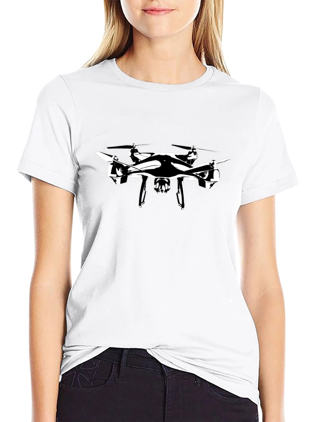 Drone Graphic T-Shirt - Fly High in Style