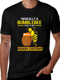 Bumblebee Human Costume Graphic Tee