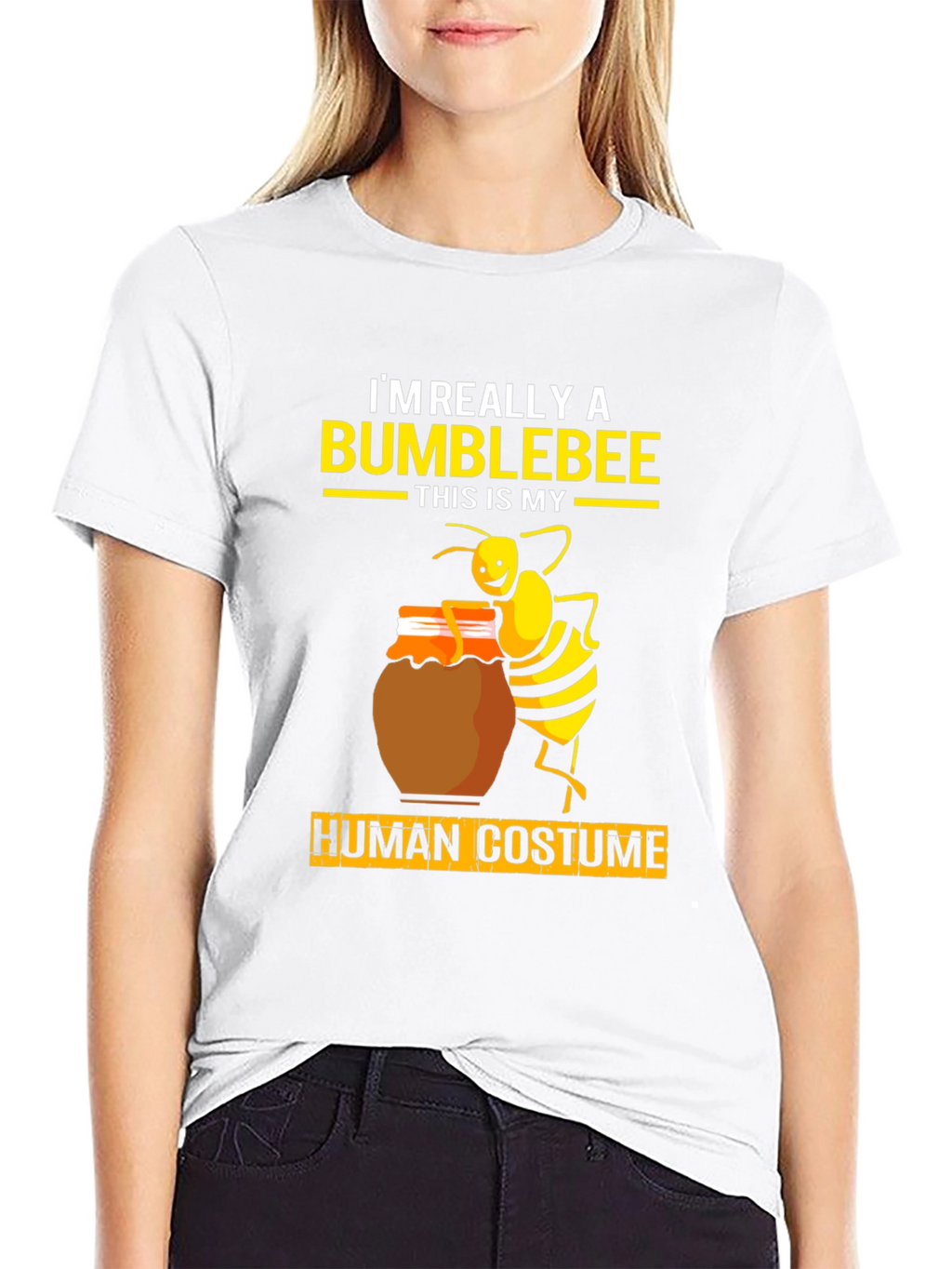 Bumblebee Human Costume Graphic Tee