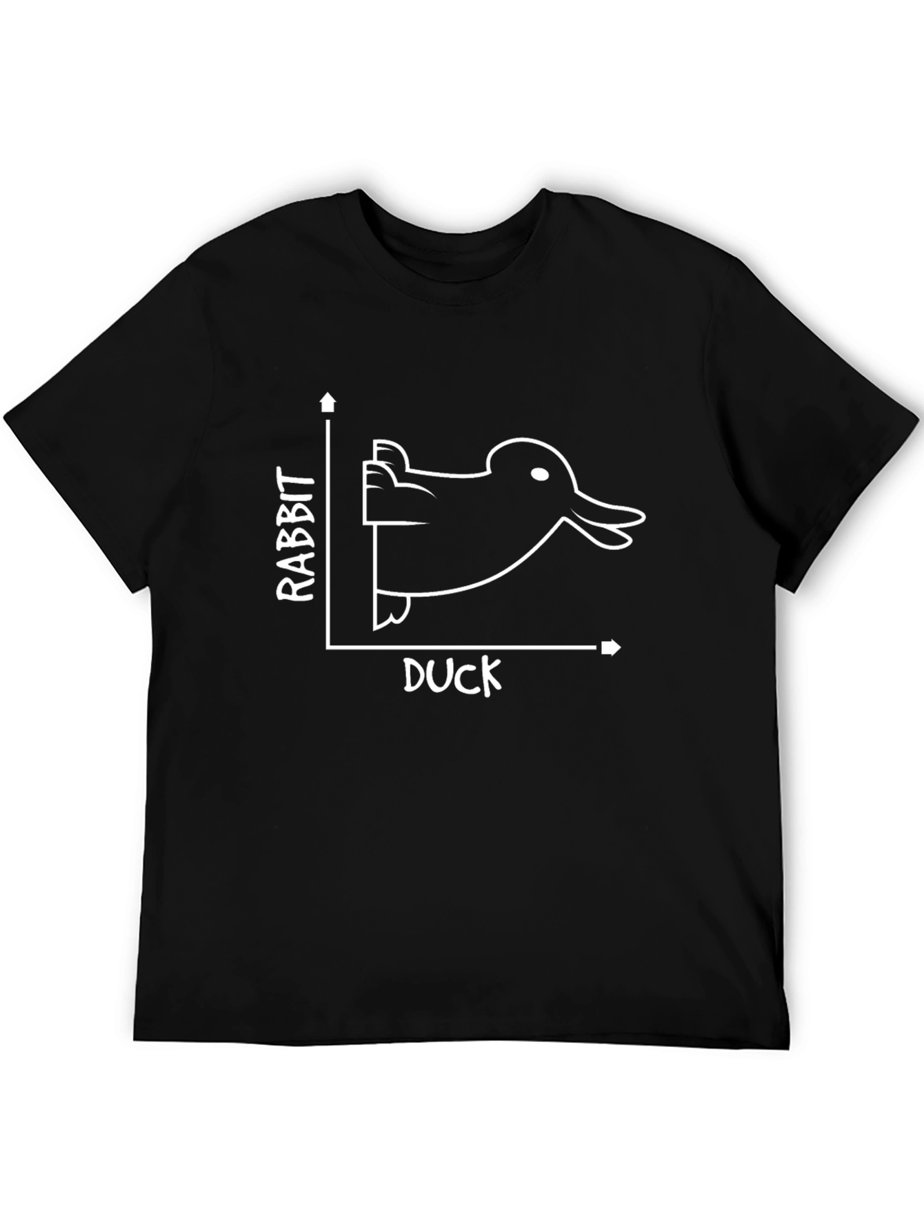 Rabbit Duck Illusion T-Shirt - Funny Optical Art