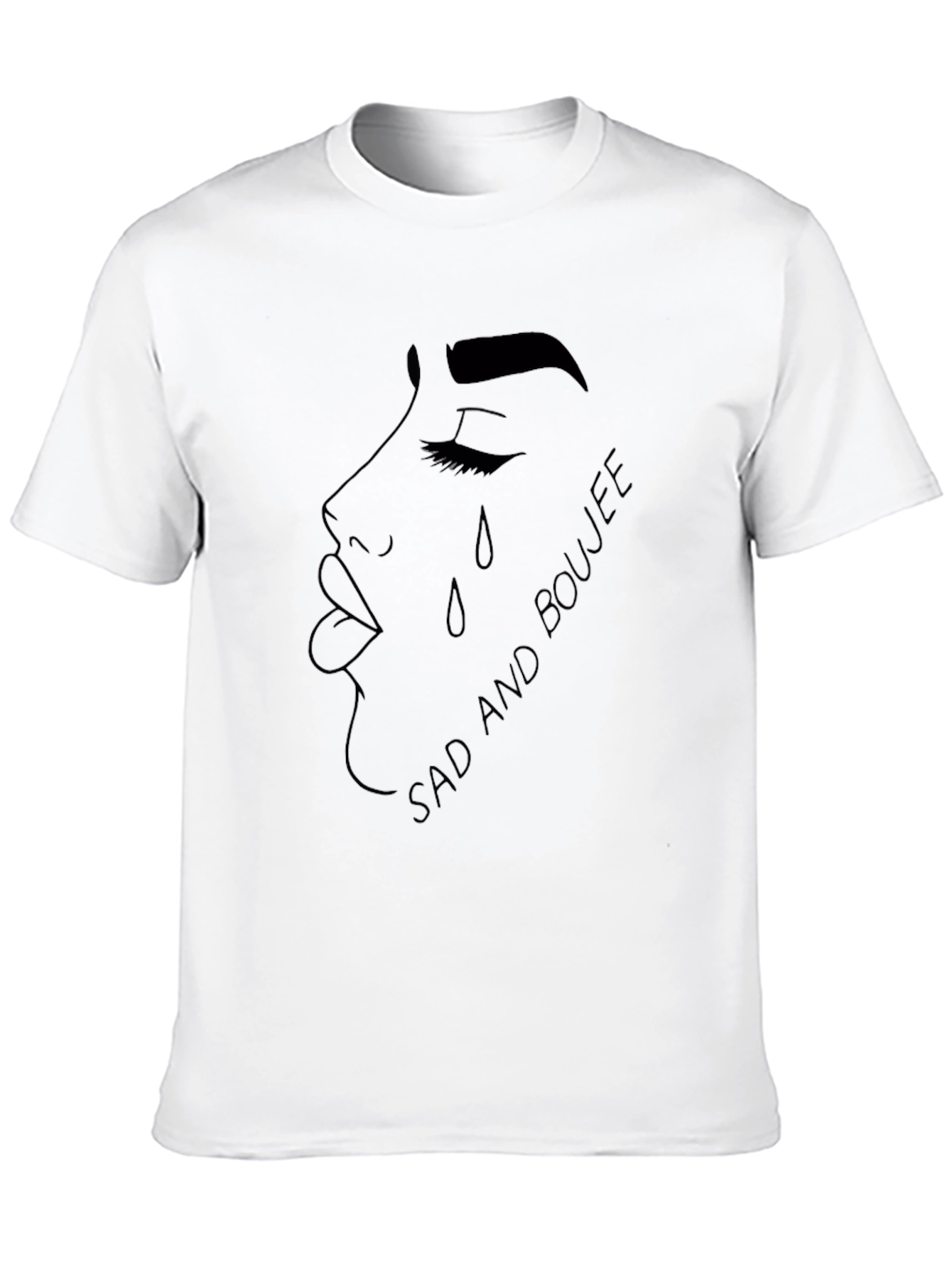 Sad and Boujee Graphic Tee - Stylish Comfort