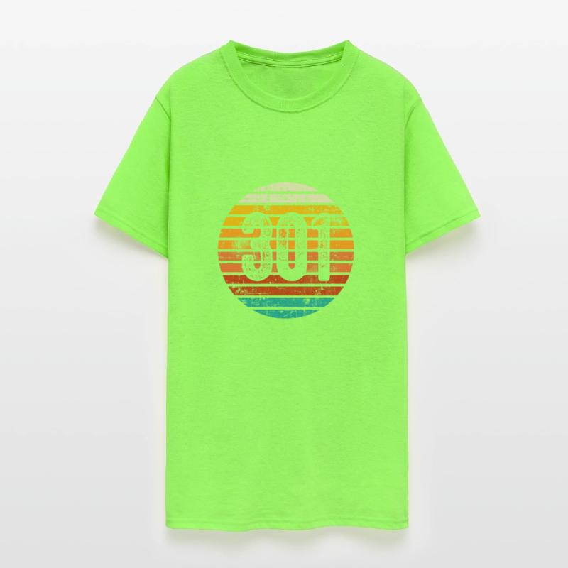 Distressed Vintage Sunset 301 Area Code