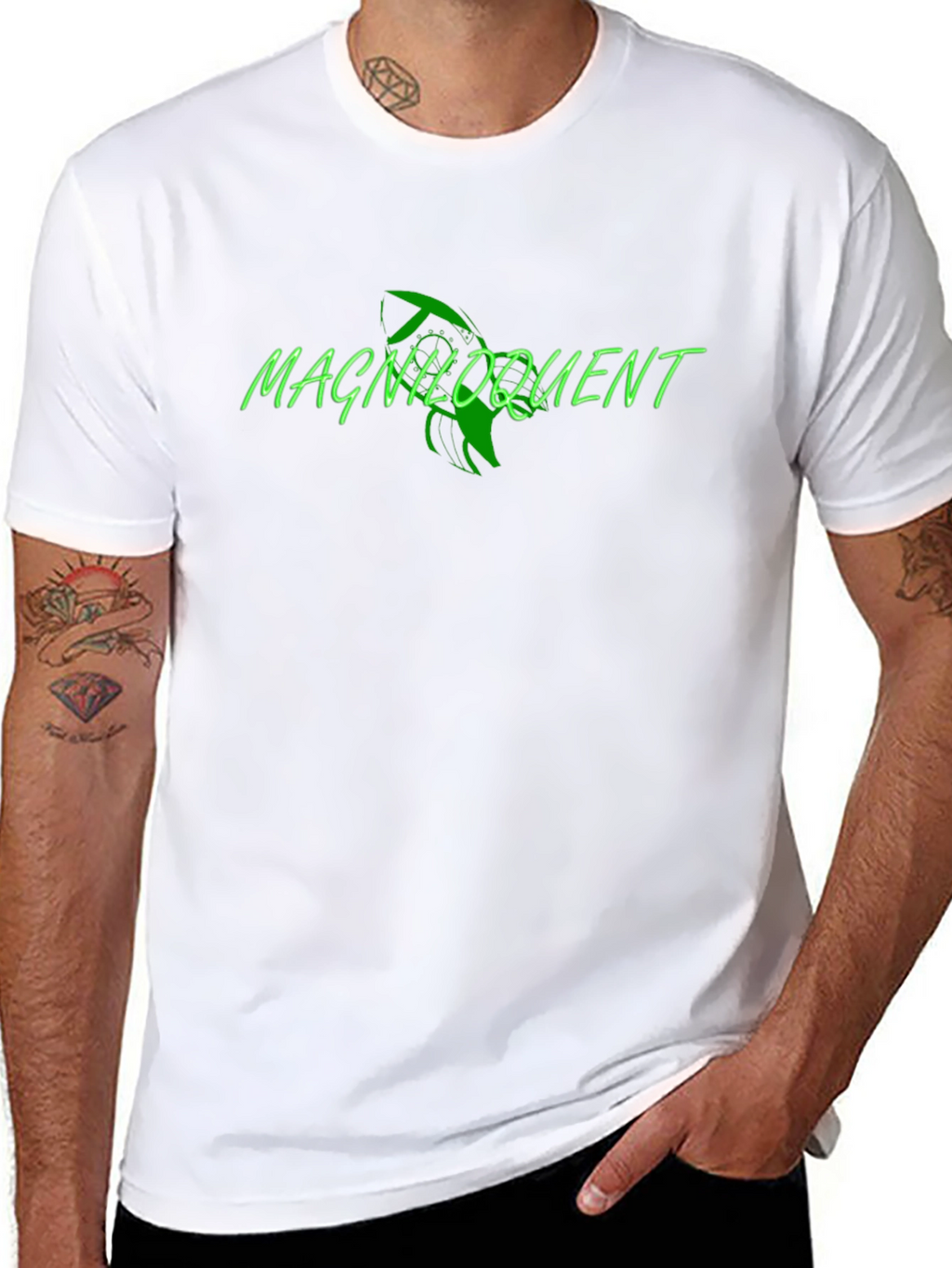 Magniloquent Graphic T-Shirt - Mens Black Tee