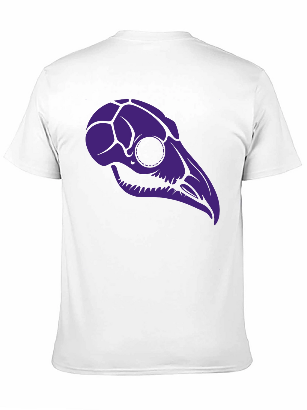Raven Skull Graphic Tee - Black T-Shirt