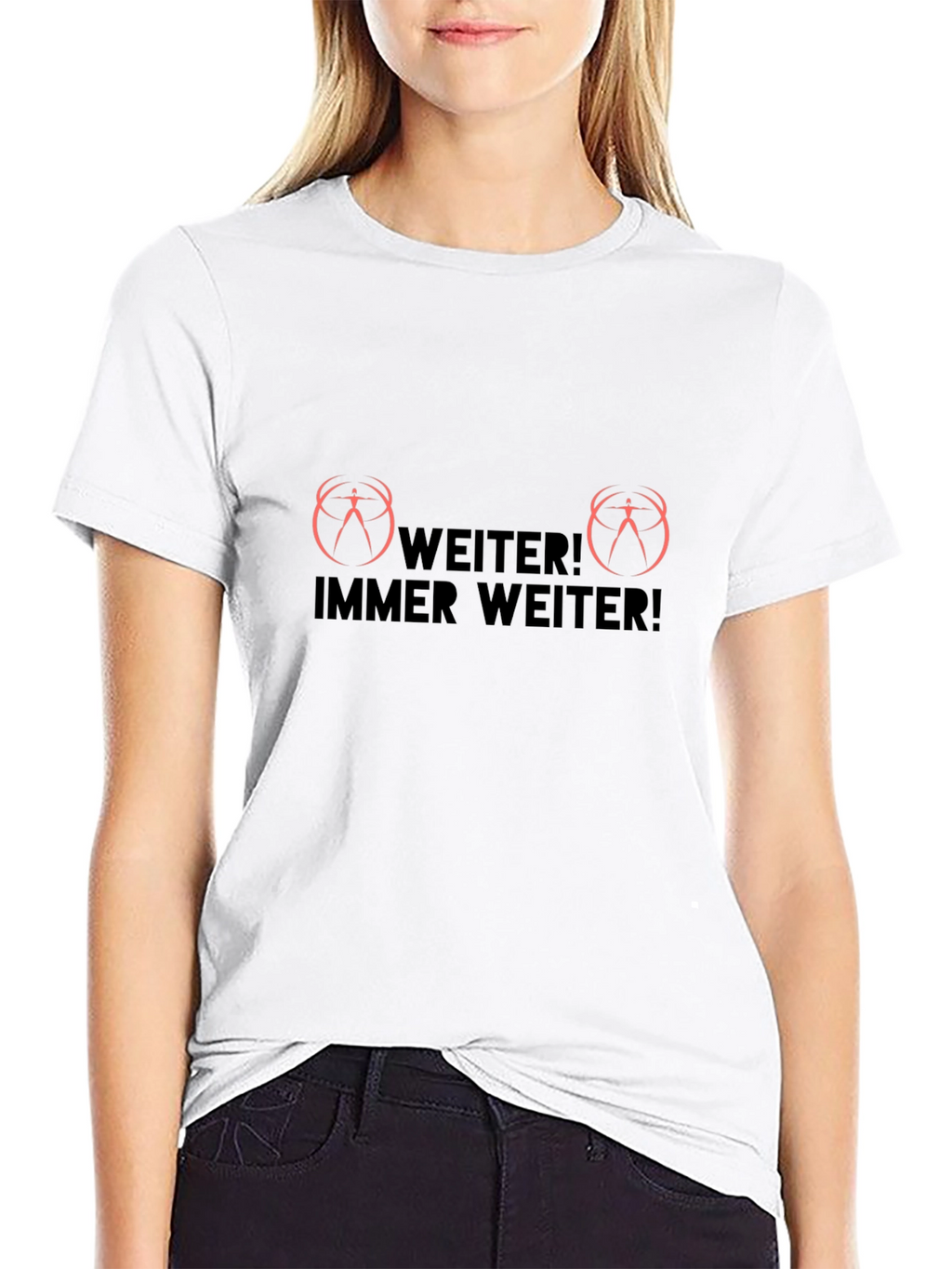 Weiter! Immer Weiter! Black T-Shirt