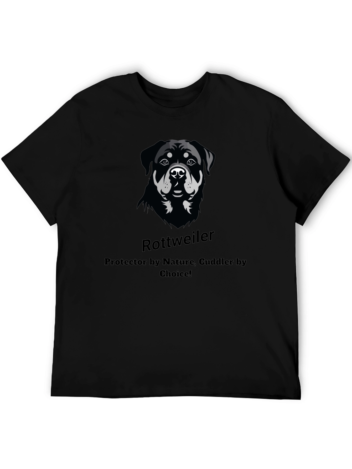 Rottweiler Dog Lover T-Shirt - Protector & Cuddler