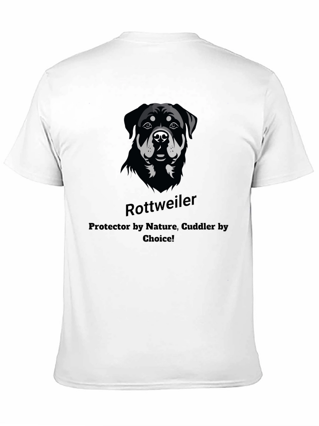 Rottweiler Dog Lover T-Shirt - Protector & Cuddler