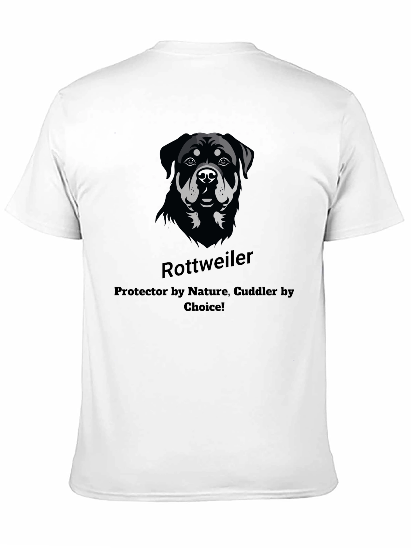 Rottweiler Dog Lover T-Shirt - Protector & Cuddler