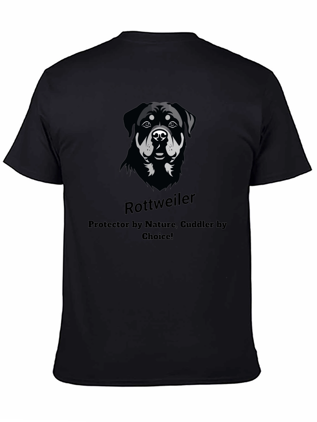 Rottweiler Dog Lover T-Shirt - Protector & Cuddler