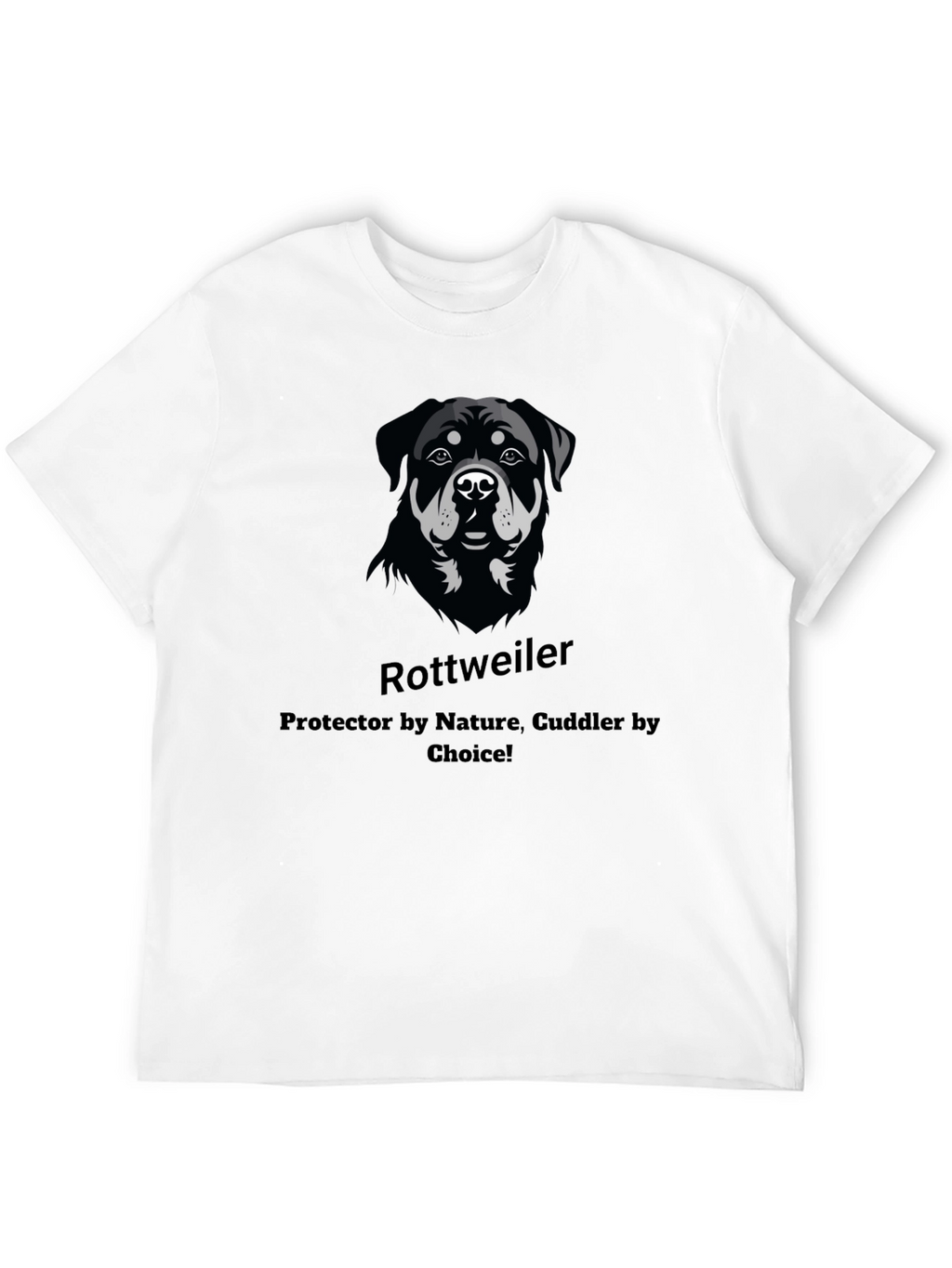 Rottweiler Dog Lover T-Shirt - Protector & Cuddler