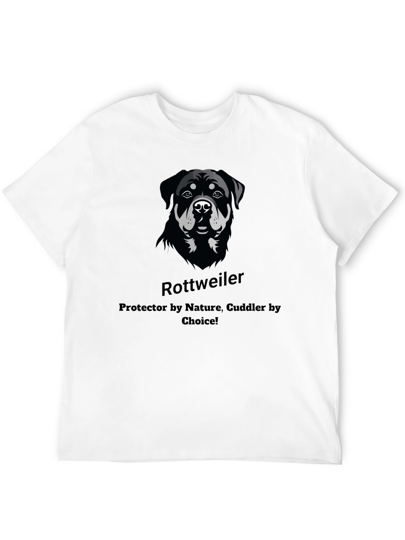 Rottweiler Dog Lover T-Shirt - Protector & Cuddler